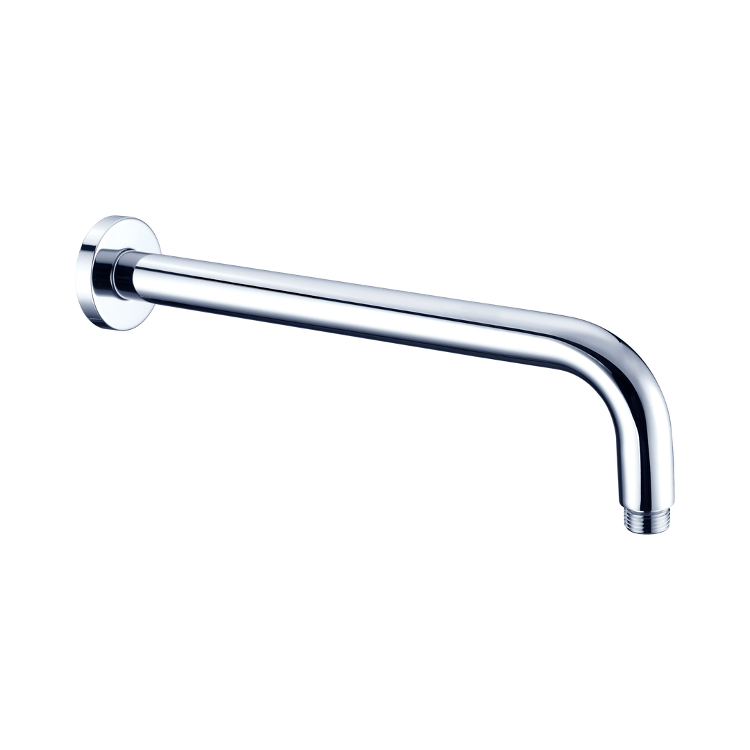 Nero Round Shower Arm 500mm - Chrome