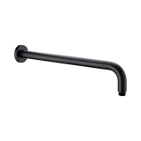 Nero Round Shower Arm 500Mm Length - Matte Black