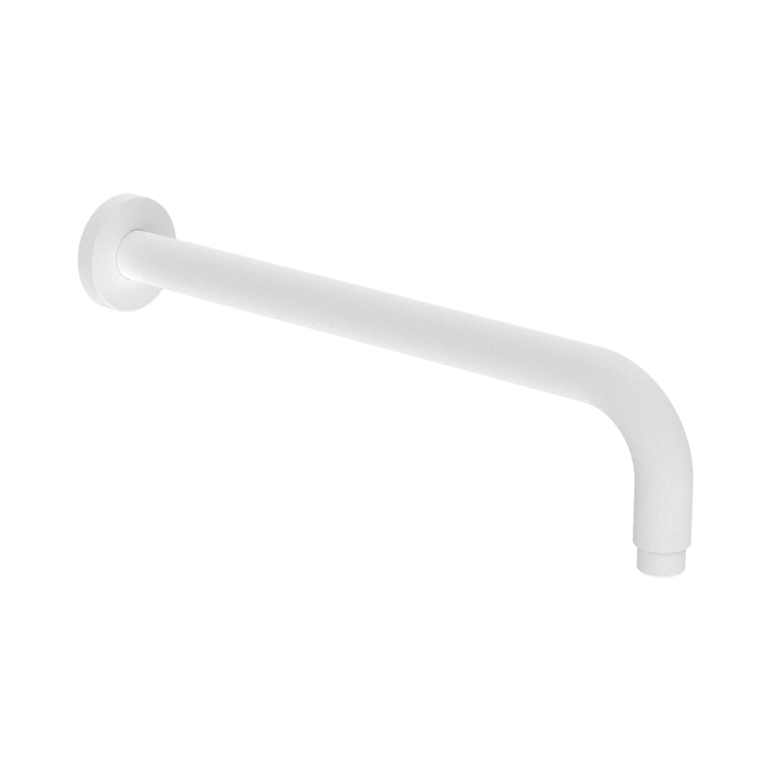 Nero Round Shower Arm 500Mm Length - Matte White