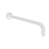 Round Nero Shower Arm - Matte White