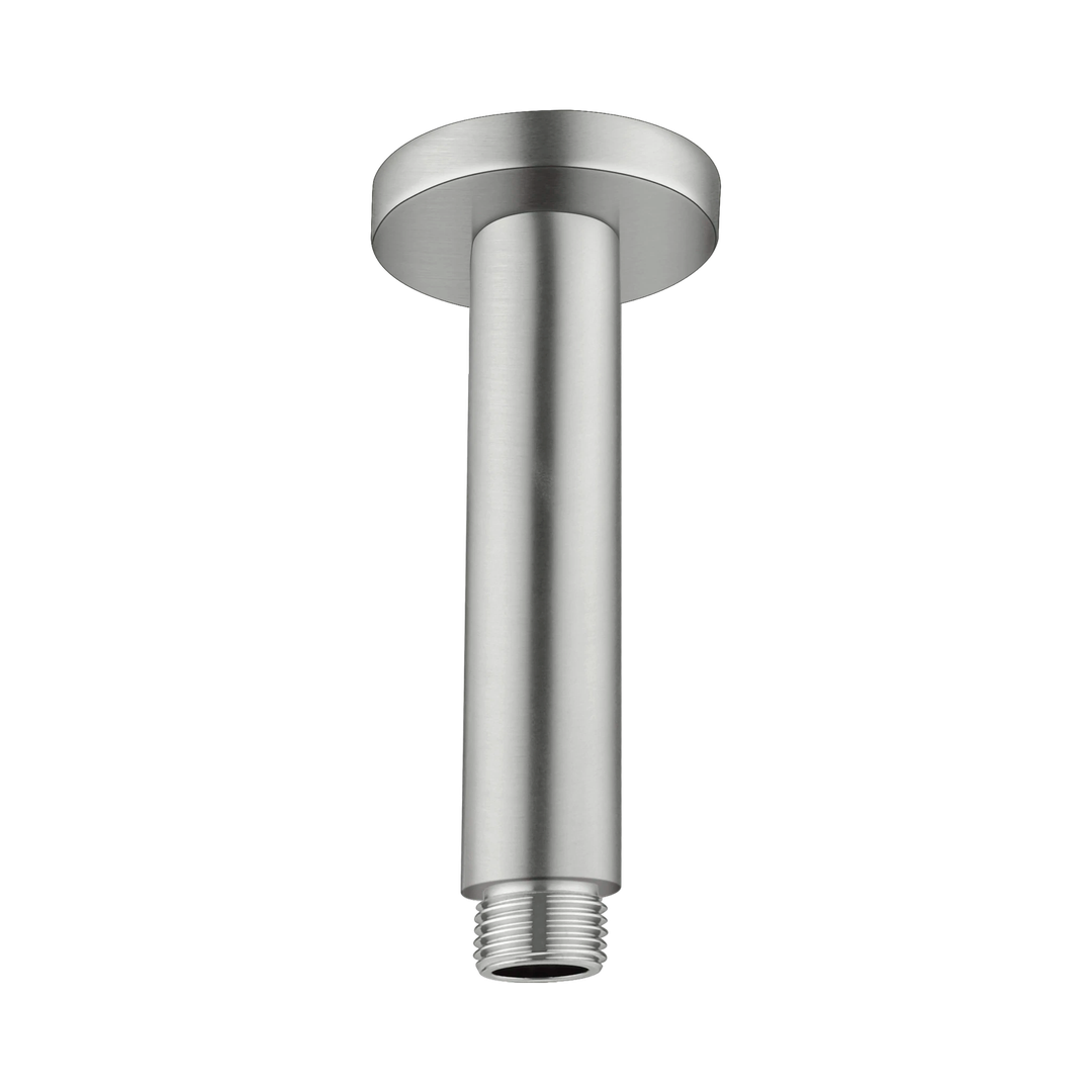 Nero Round Ceiling Arm 100Mm Length - Brushed Nickel