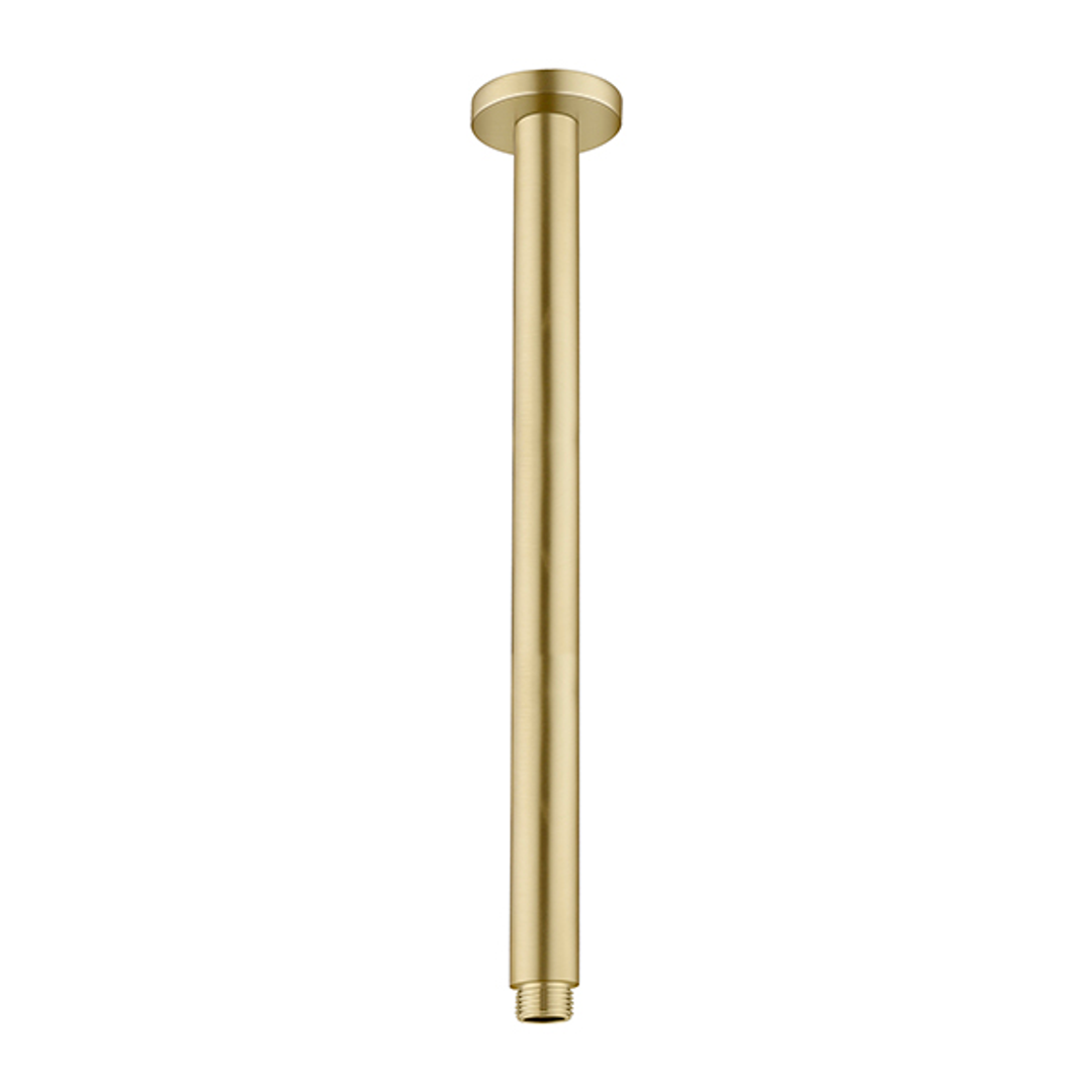 Nero Round Ceiling Arm - Brushed Gold