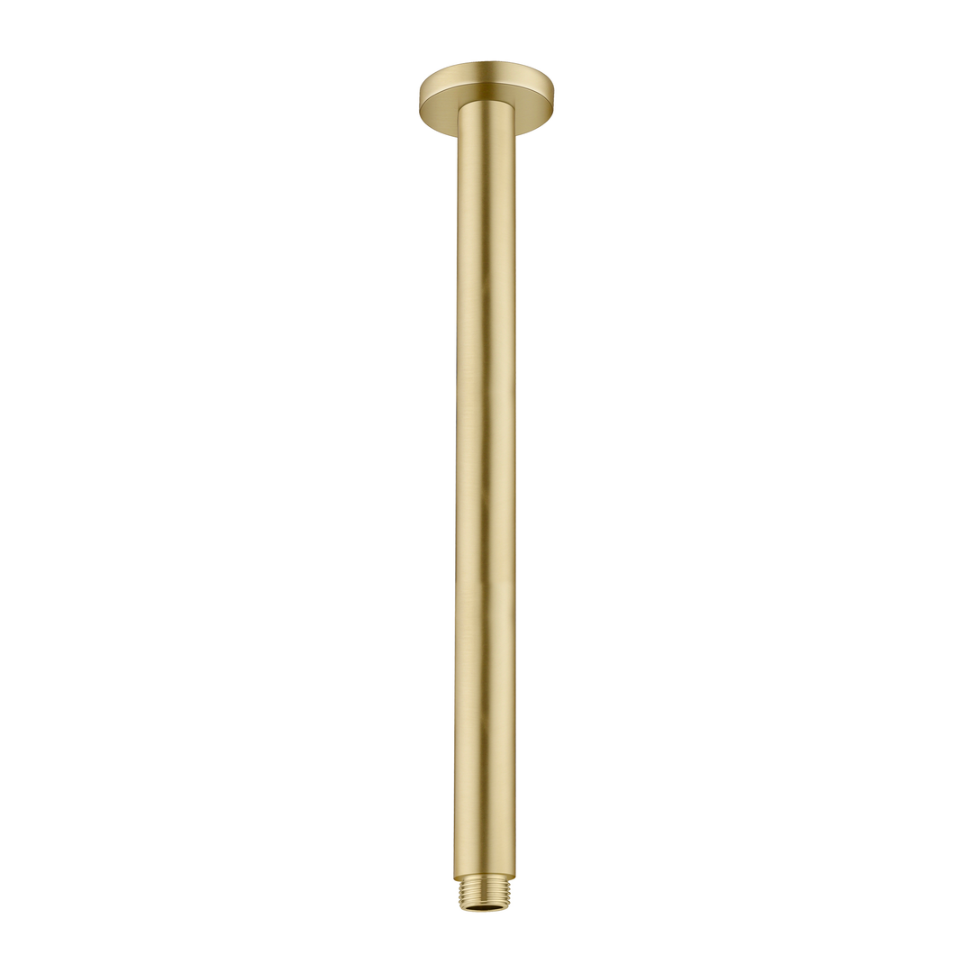 Nero Round Ceiling Arm - Brushed Gold