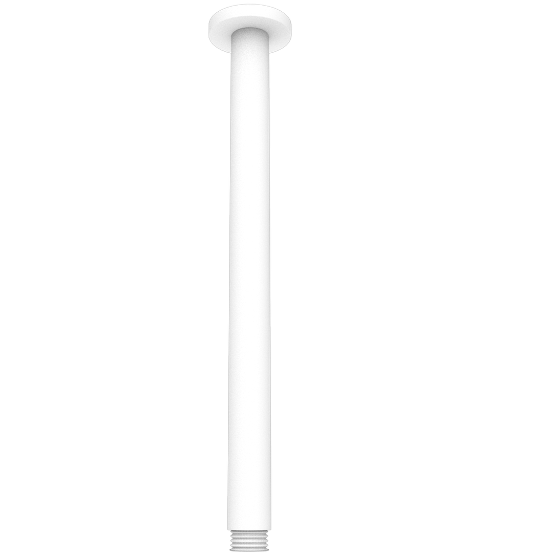 Nero Round Ceiling Arm 300mm - Matte White Nr503300Mw