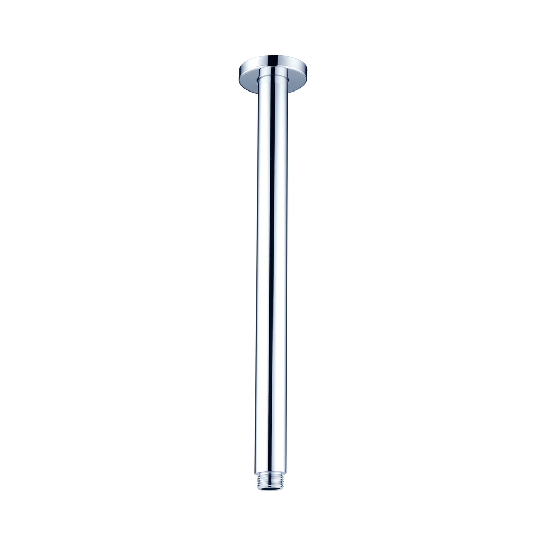Nero Round Ceiling Arm 600Mm Length - Chrome
