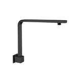 Nero Square Swivel Shower Arm - Matte Black