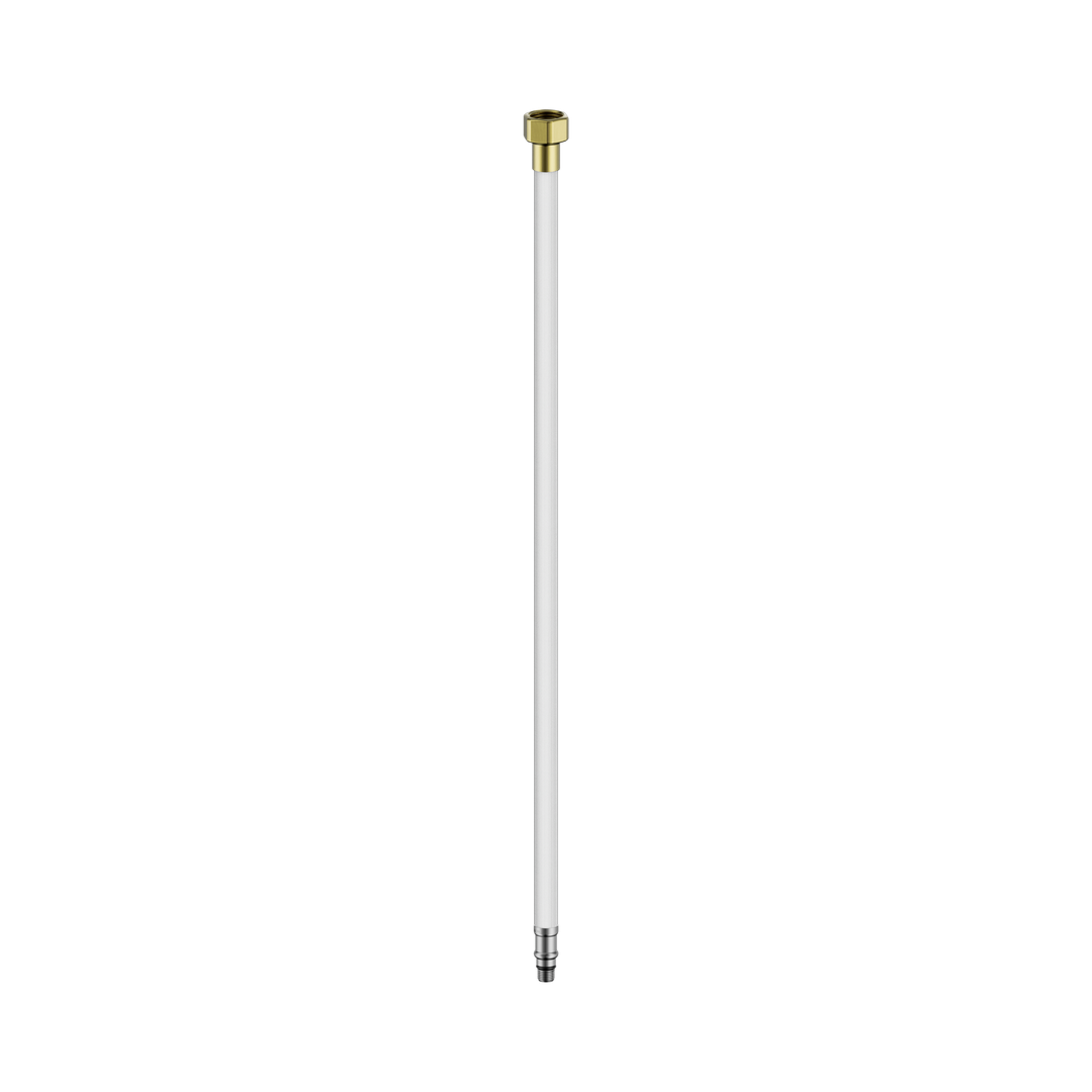 Nero Premium Flexible Mixer Tap Hose Pair - Brushed Gold