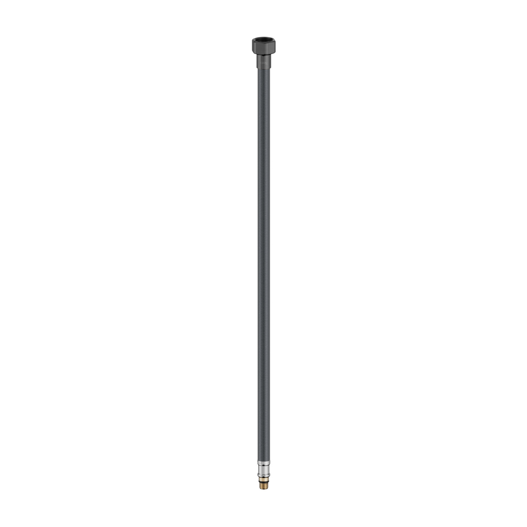 Nero Premium Flexible Mixer Tap Hose Pair - Gunmetal