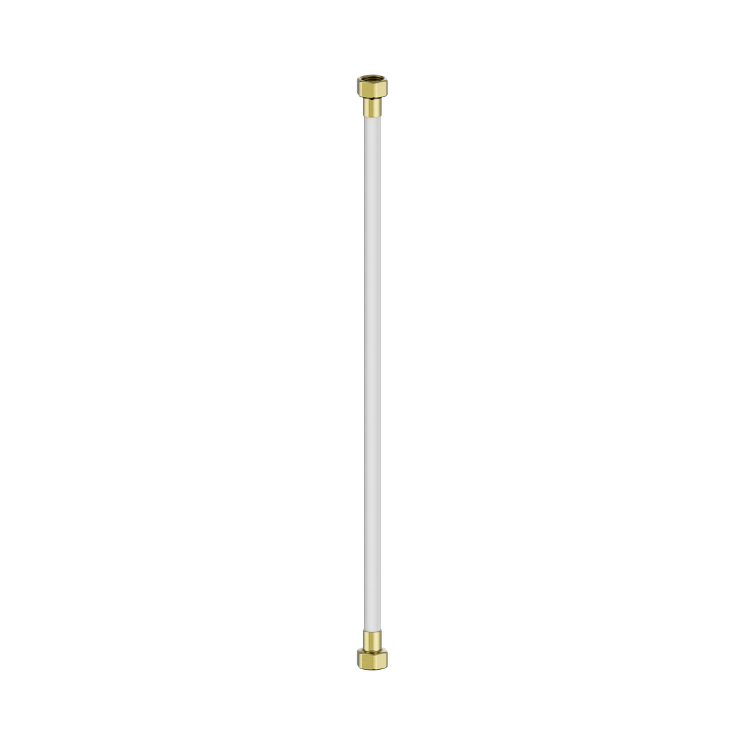 Nero 500Mm Premium G1/2 Female Flexible Water Connector Hose - Brushed Gold