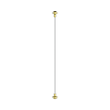 Nero 500Mm Premium G1/2 Female Flexible Water Connector Hose - Brushed Gold