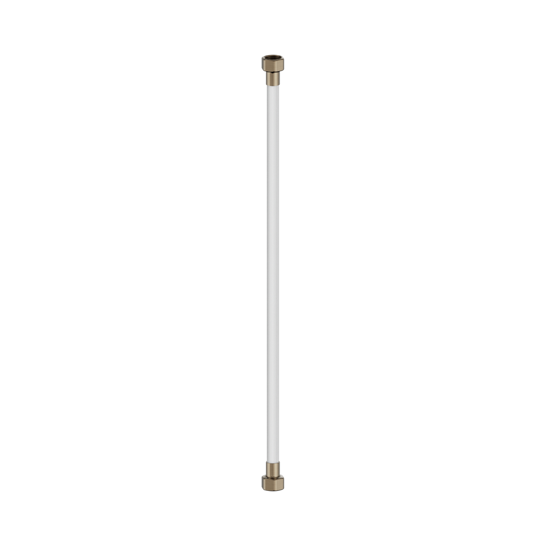 Nero 500Mm Premium G1/2 Female Flexible Water Connector Hose - Brushed Bronze
