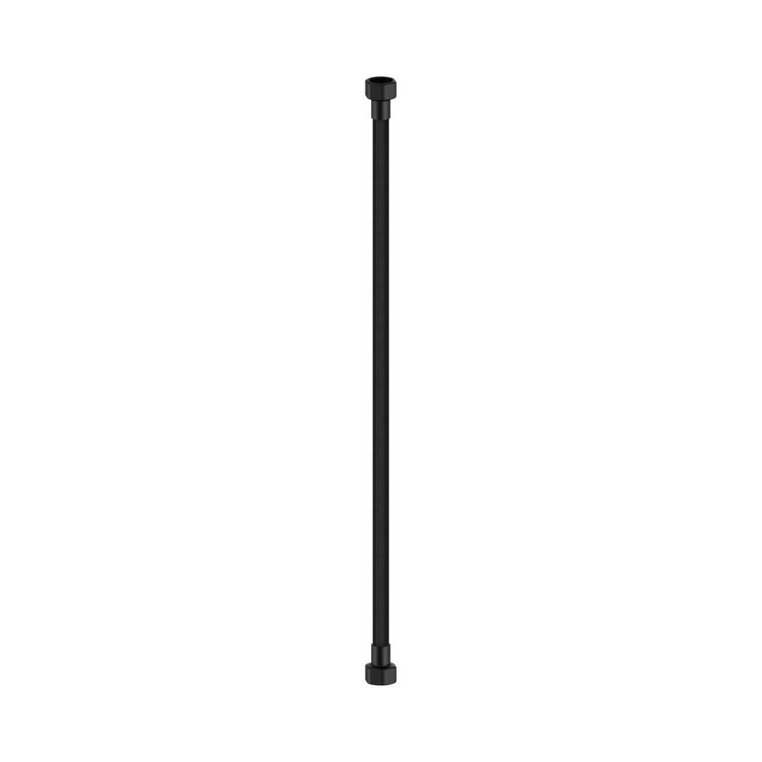 Nero 500Mm Premium G1/2 Female Flexible Water Connector Hose - Matte Black