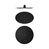 Nero 250Mm Round Stainless Steel Shower Head 4 Star Rating - Matte Black