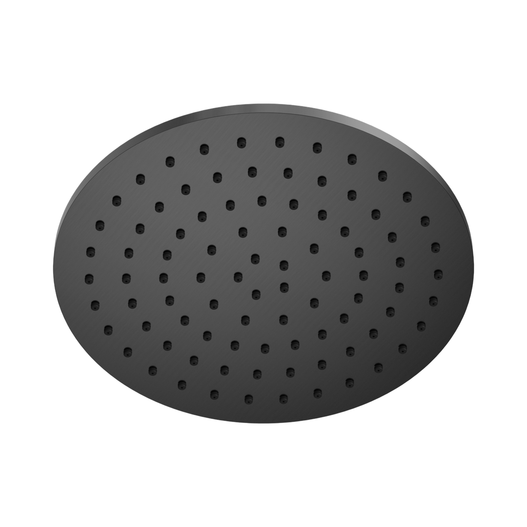 Nero 250Mm Round Metal Shower Head II - Gunmetal