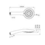 Nero Air Hand Shower - Chrome