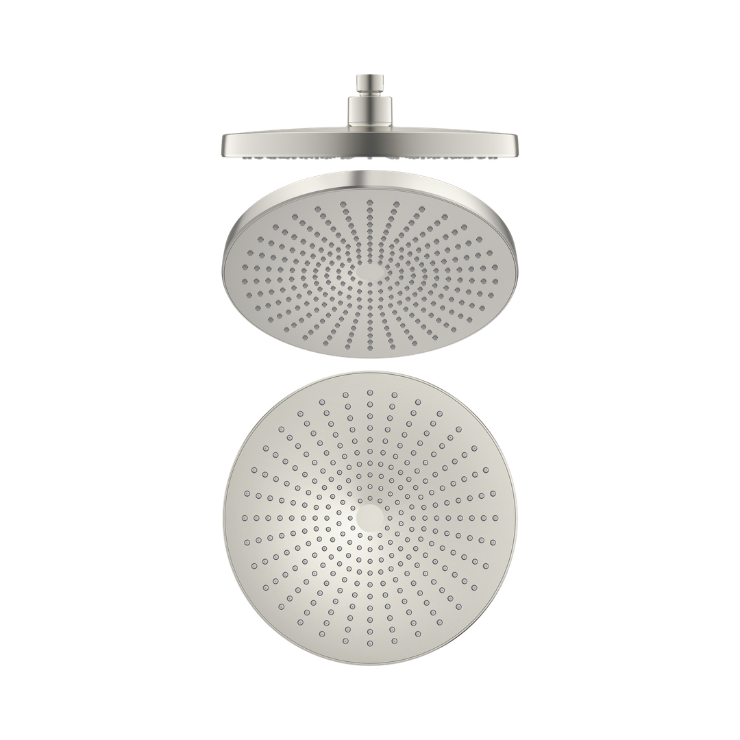 Nero Opal 250Mm Shower Head - Brushed Nickel