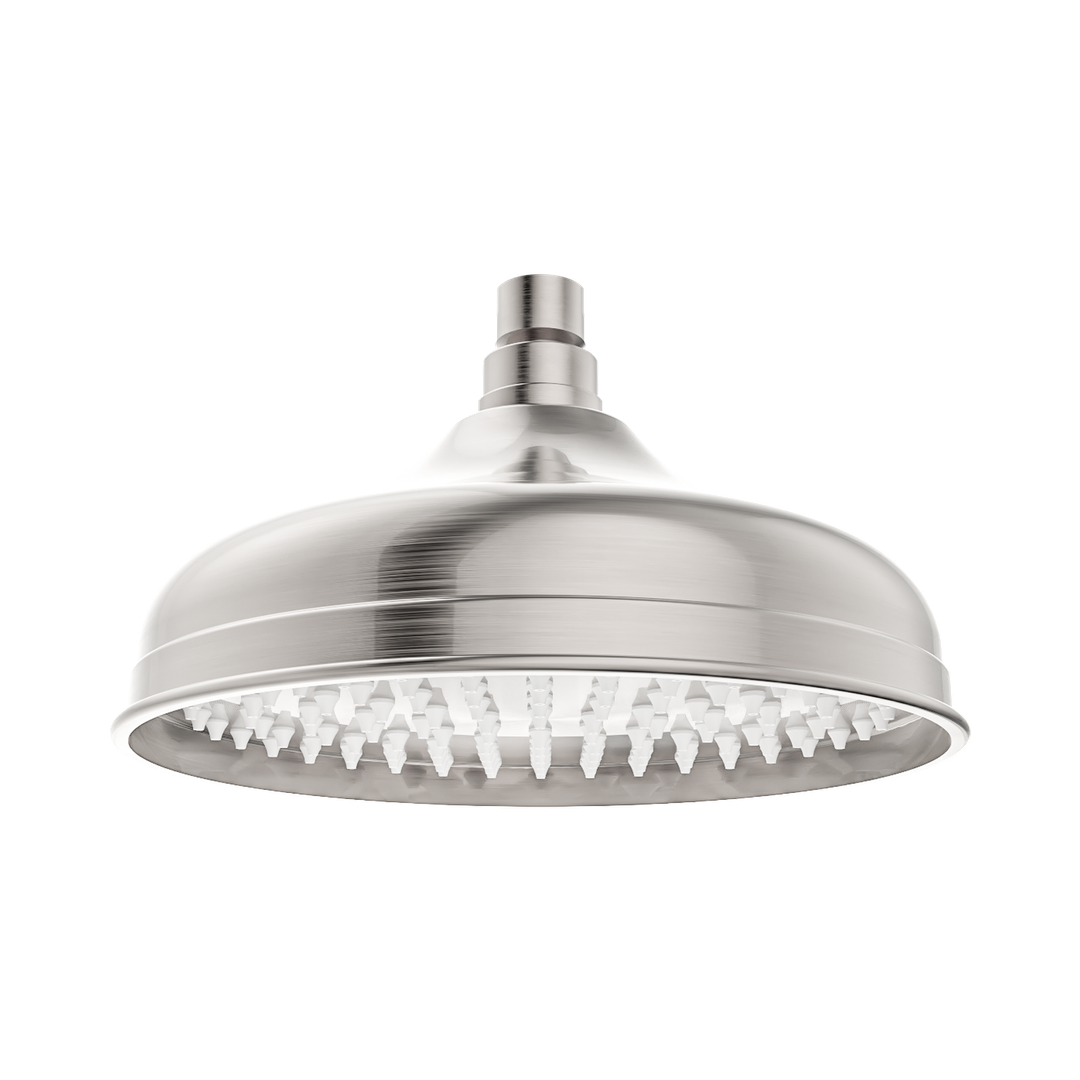 Nero York 200Mm Shower Head - Brushed Nickel