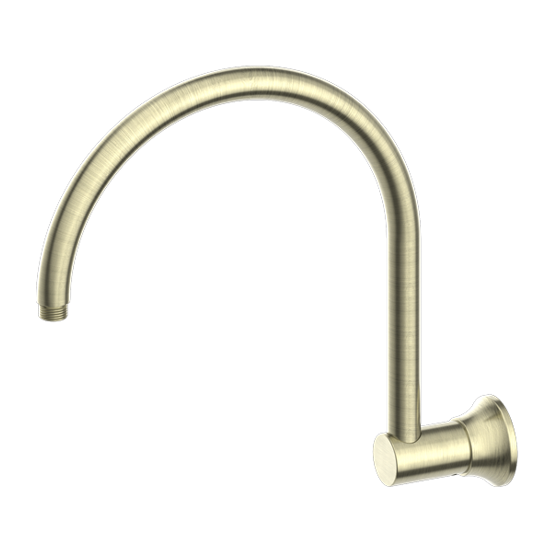 Nero York Shower Arm - Aged Brass