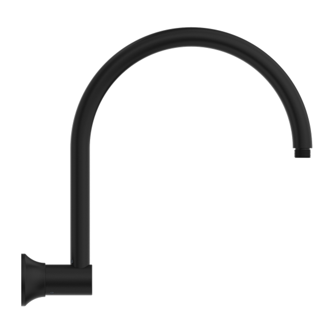 Nero York Shower Arm - Matte Black
