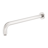 Zen Ss316L Round Nero Shower Arm 400Mm Length - Brushed Nickel