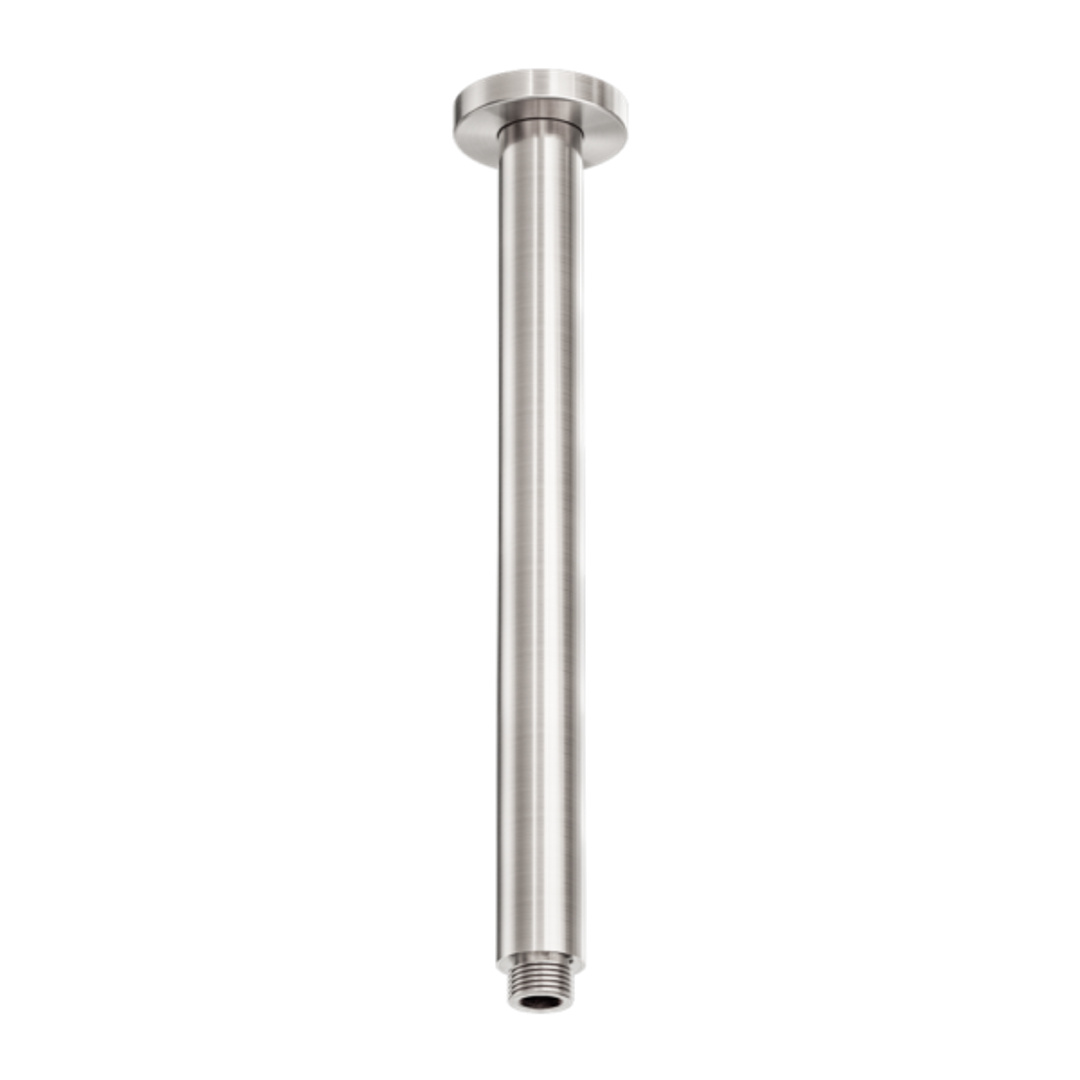 Nero Zen Ss316L Round Ceiling Arm 300mm Length - Brushed Nickel