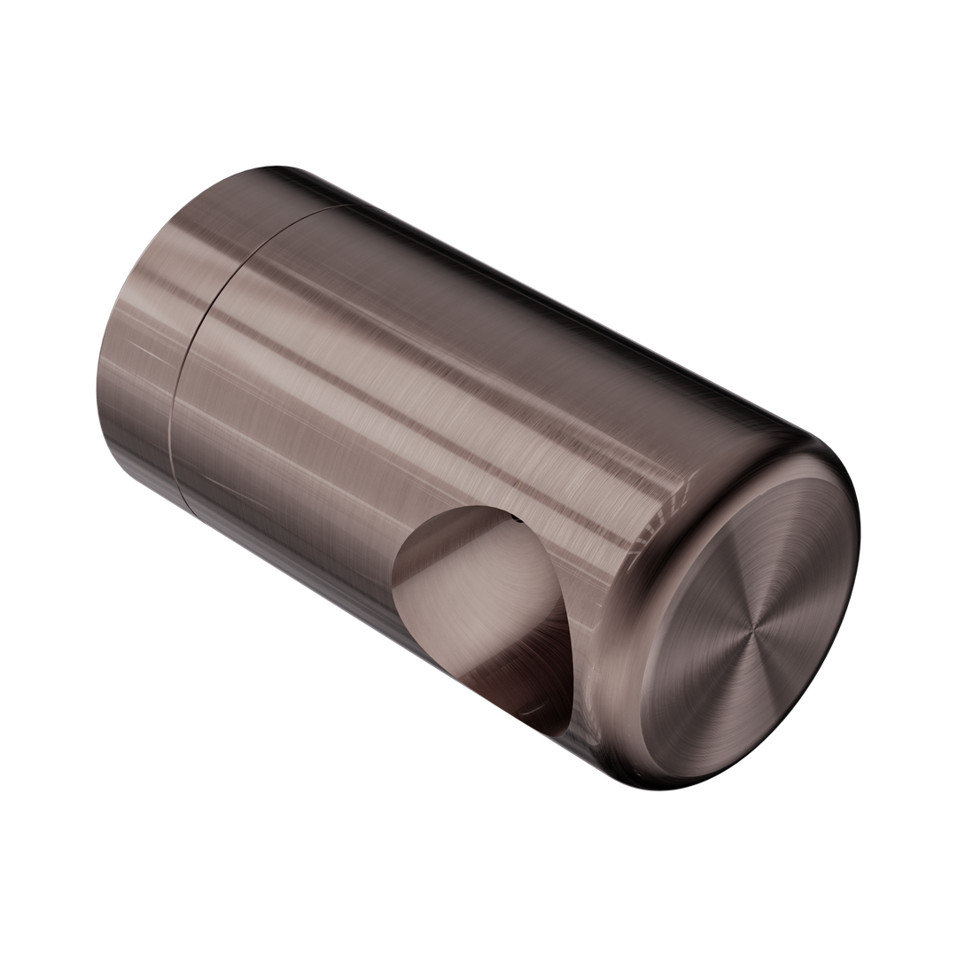 Nero Mecca Care Make Your Own 25mm Grab Rail End Bracket - Brushed Bronze
