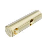 Nero Mecca Care Make Your Own 25mm Grab Rail Double Towel Bracket Left - Brushed Gold