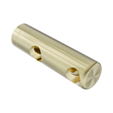 Nero Mecca Care Make Your Own 25mm Grab Rail Double Towel Bracket Right - Brushed Gold