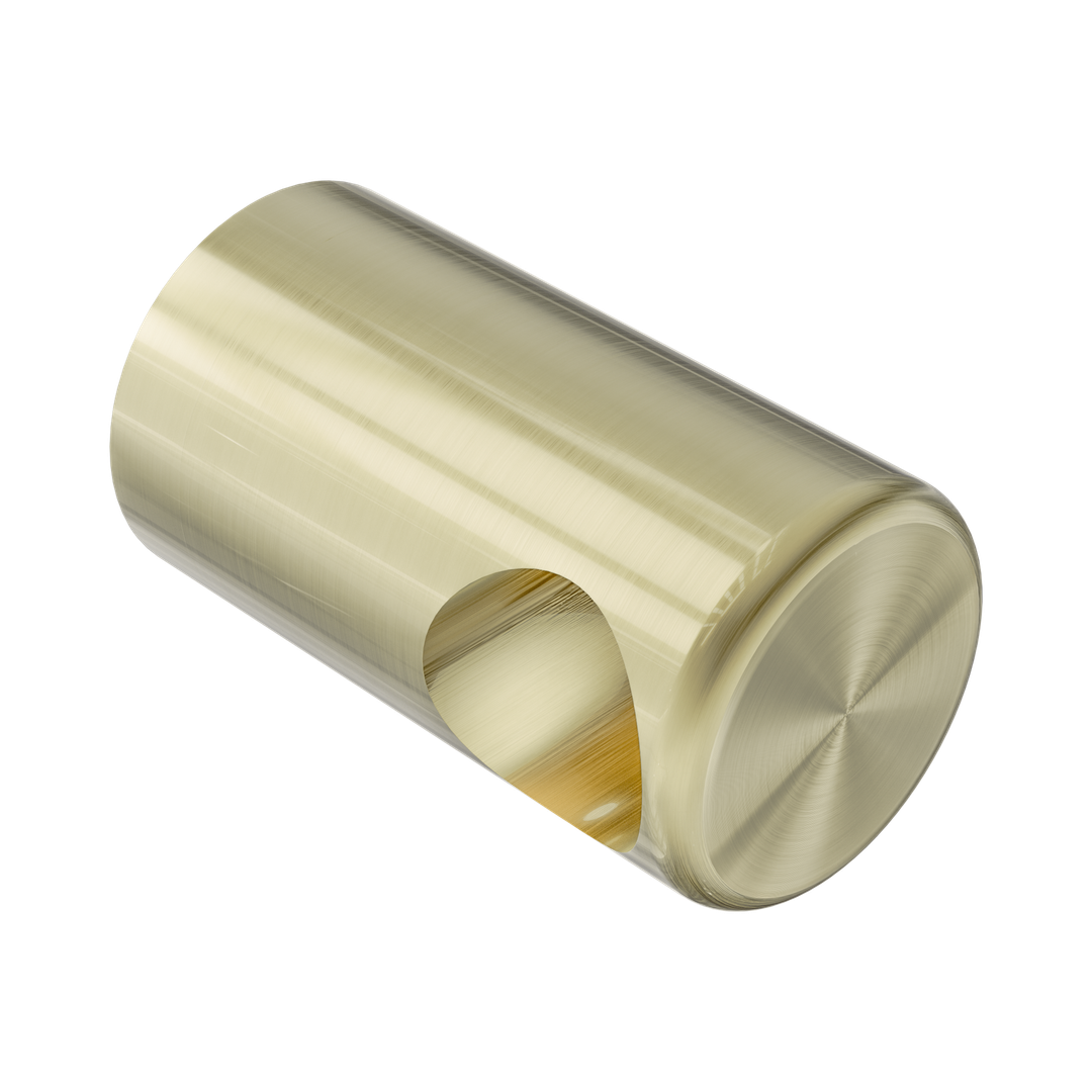 Nero Mecca Care Make Your Own 32mm Grab Rail End Bracket - Brushed Gold