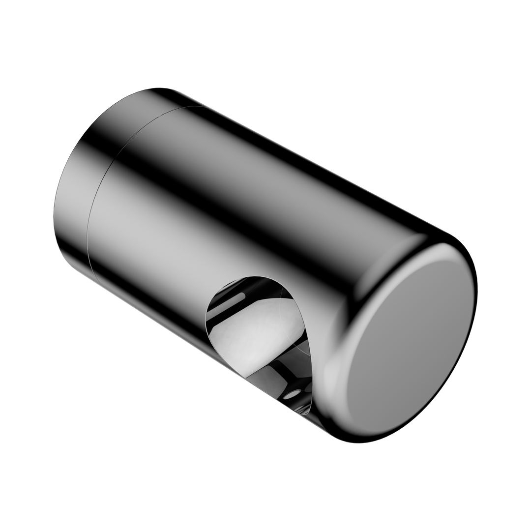Nero Mecca Care Make Your Own 32mm Grab Rail End Bracket - Chrome