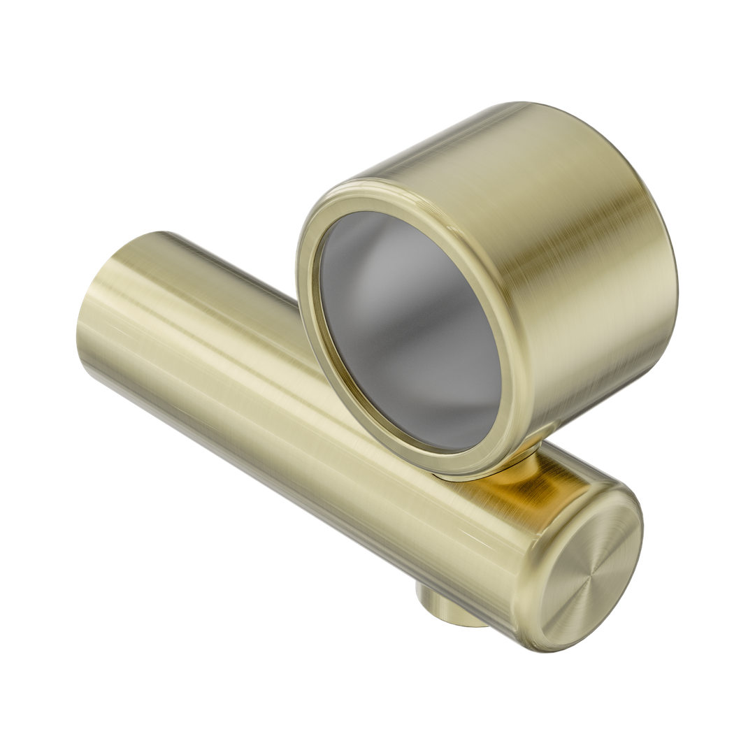 Nero Mecca Care Make Your Own 32mm Hand Rail Undermount Mid Bracket - Brushed Gold