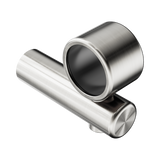 Nero Mecca Care Make Your Own 32mm Hand Rail Undermount Mid Bracket - Brushed Nickel