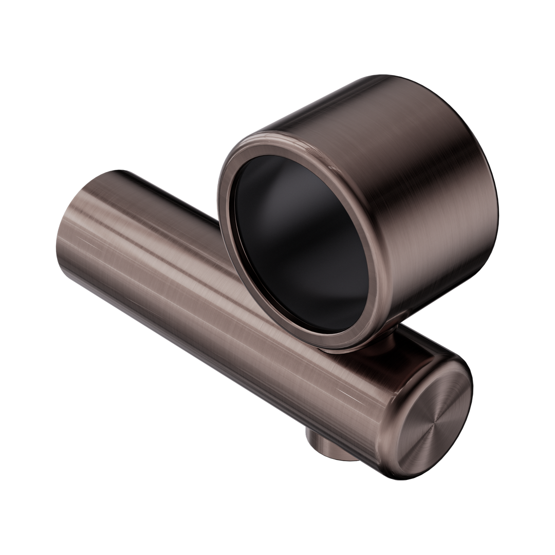 Nero Mecca Care Make Your Own 32mm Hand Rail Undermount Mid Bracket - Brushed Bronze