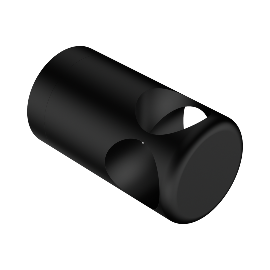 Nero Mecca Care Make Your Own 32mm Grab Rail T Bar Bracket - Matte Black