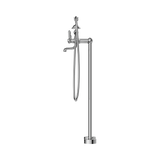 Nero York Freestanding Bath Mixer With Metal Hand Shower - Chrome