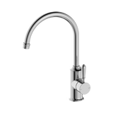 York Kitchen Nero Mixer Gooseneck Spout With Metal Lever - Chrome