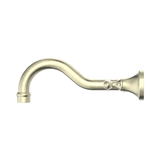 Nero York Wall Basin Set With Metal Lever - Aged Brass
