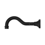 Nero York Wall Basin Set With Metal Lever - Matte Black