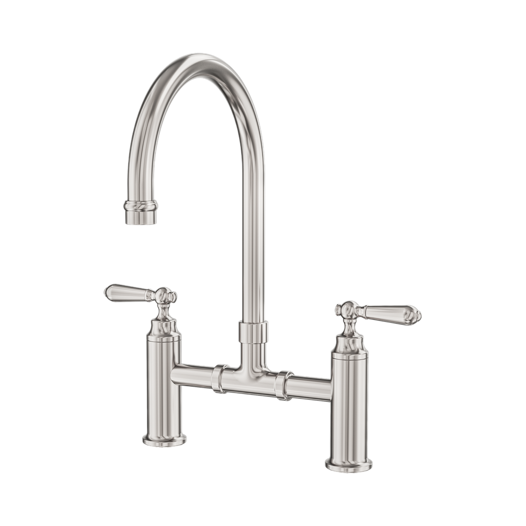 Nero York Bridge Kitchen Set - Brushed Nickel