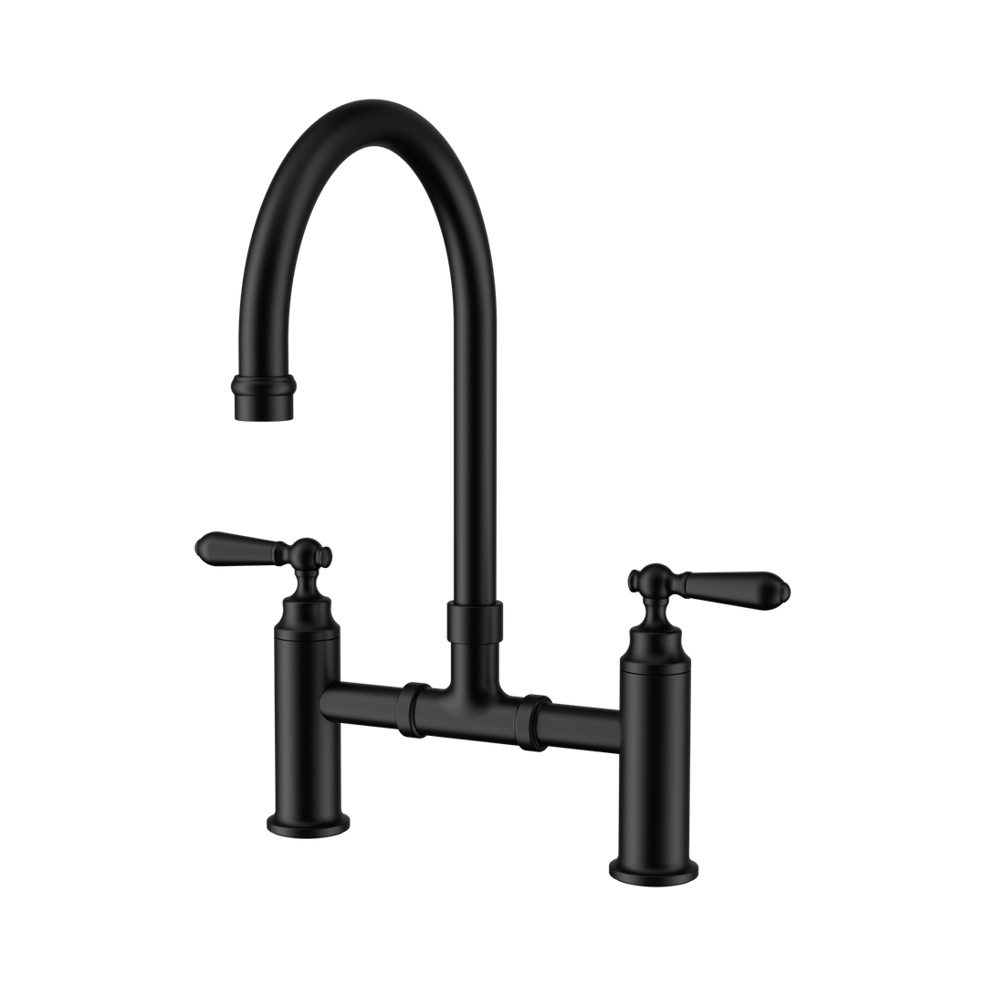 Nero York Bridge Kitchen Set - Matte Black