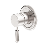 Nero York Shower Mixer With Metal Lever - Brushed Nickel