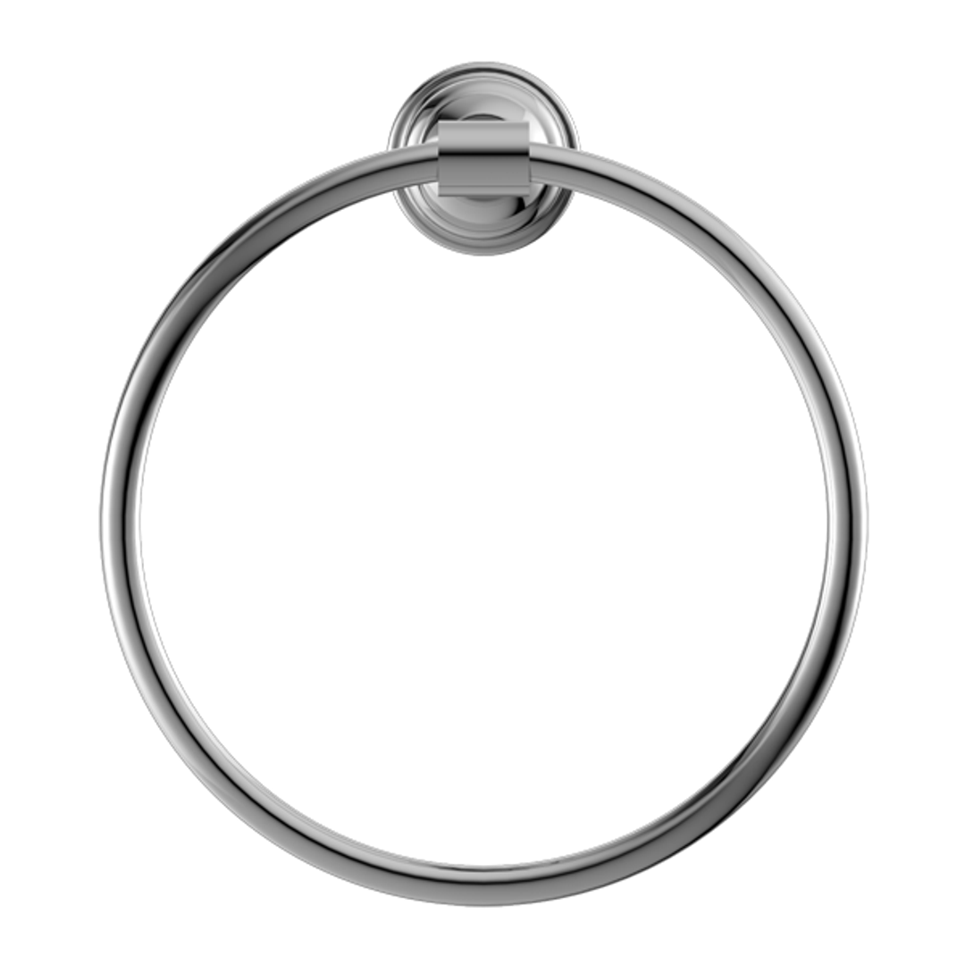 Nero York Towel Ring - Chrome