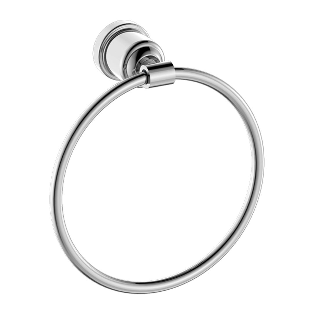 Nero York Towel Ring - Chrome