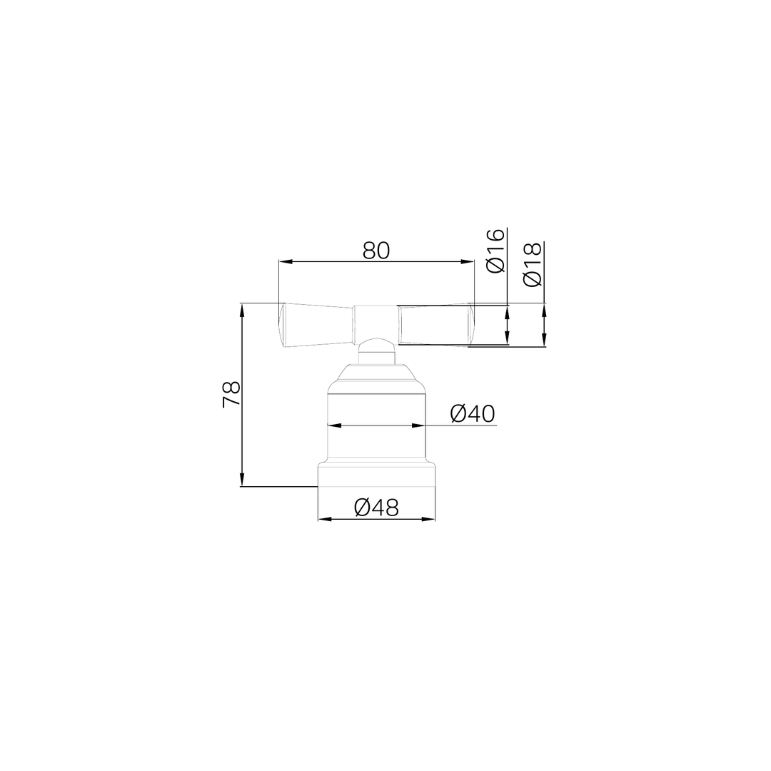 Nero York Robe Hook - Matte Black