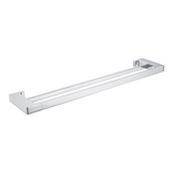 Nero Pearl/Vitra Double Towel Rail 600mm - Chrome