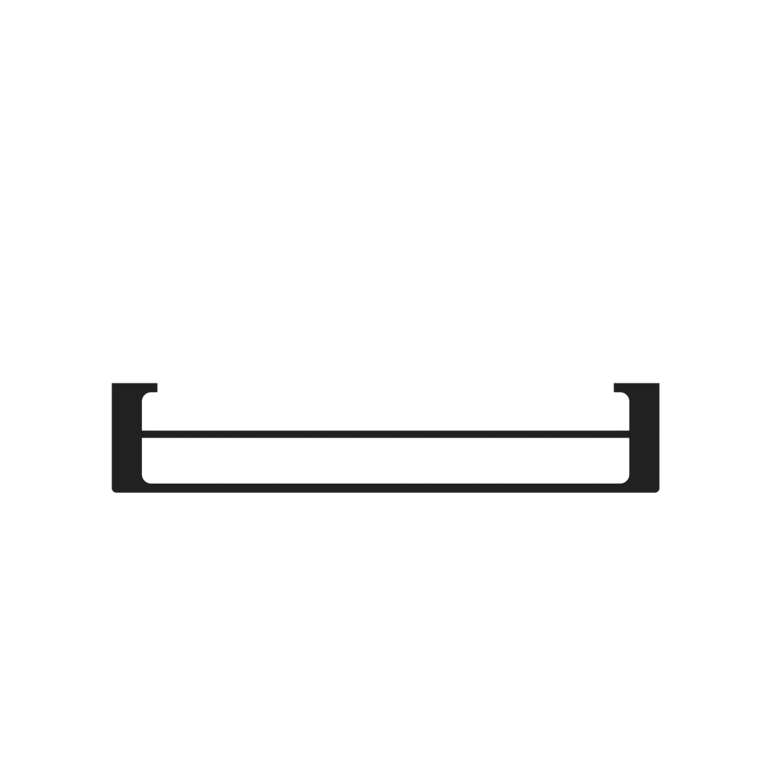 Nero Pearl/Vitra Double Towel Rail 600mm - Matte Black