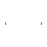 Nero Pearl/Vitra Single Towel Rail 800mm - Gunmetal Grey