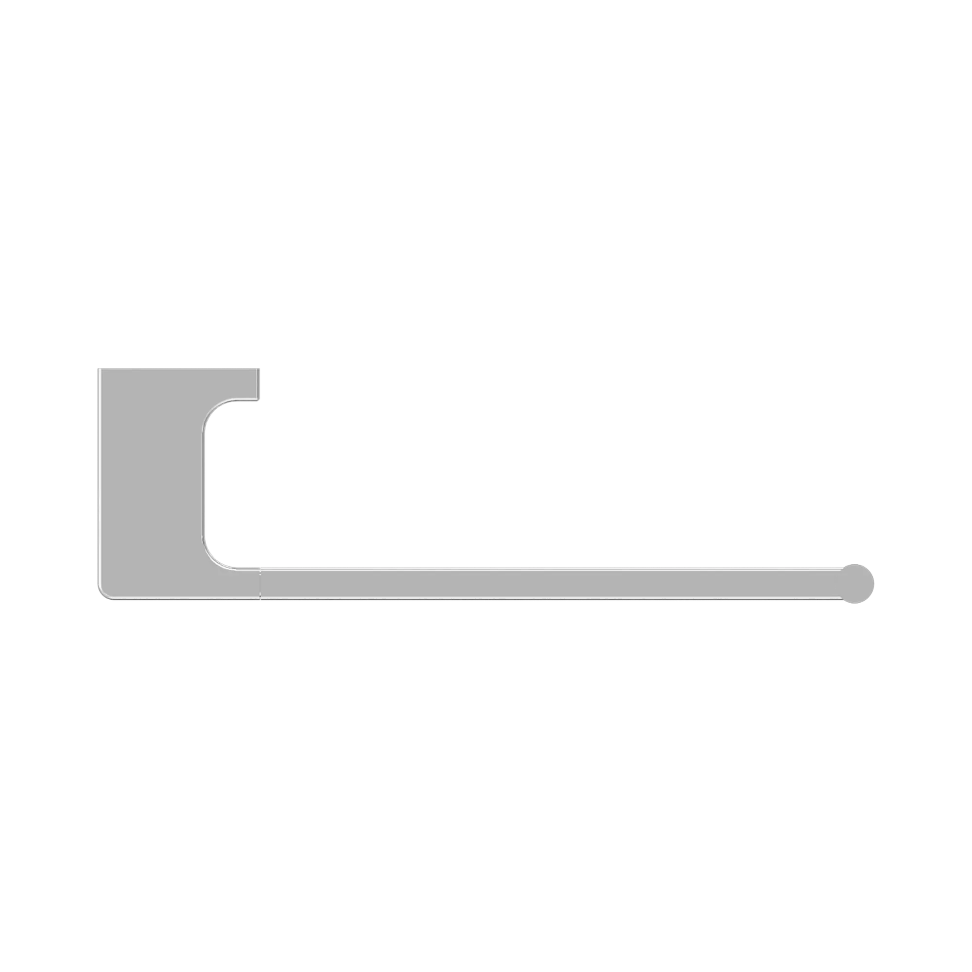 Nero Pearl Hand Towel Rail - Chrome