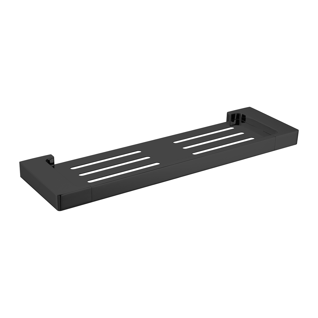 Pearl/Vitra Nero Metal Shelf Shower - Matt Black