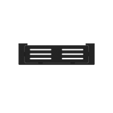 Pearl/Vitra Nero Metal Shelf Shower - Matt Black